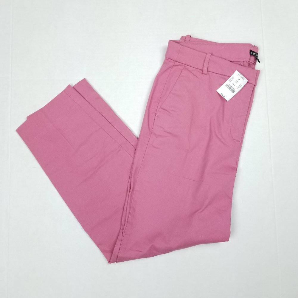 J. Crew Effortless Slim Crop Pant Pink NWT - Picture 10 of 10